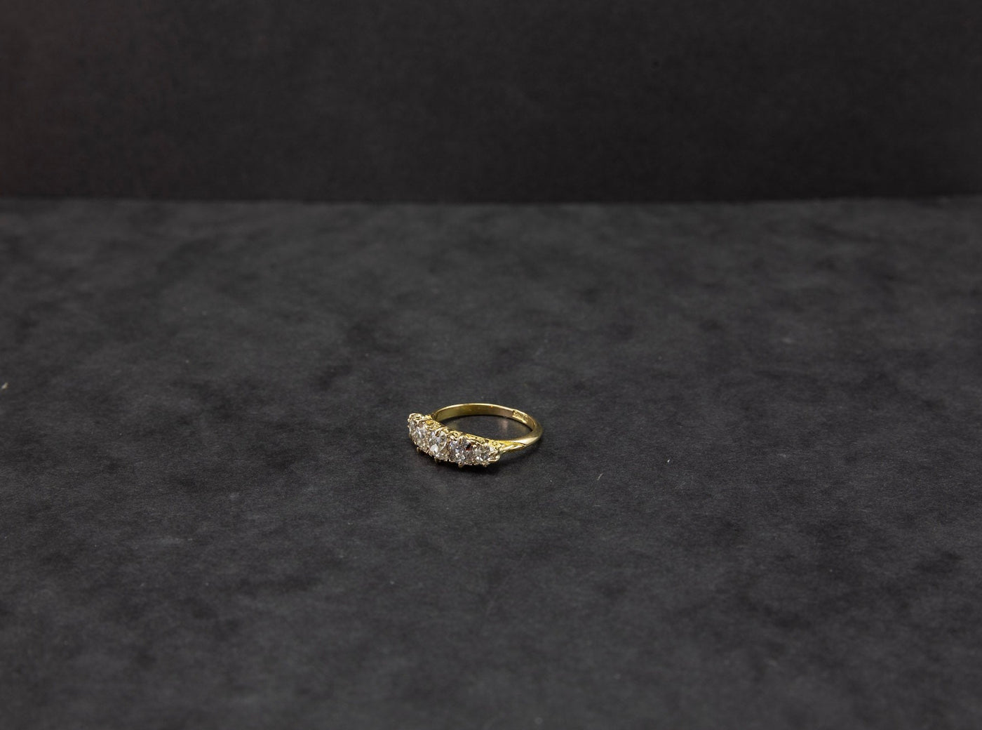 18ct Platinum Art Deco Single Stone Old Cut Diamond Ring