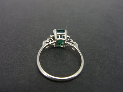 Art Deco 2.5. carat Emerald & Diamond Ring. set in Platinum